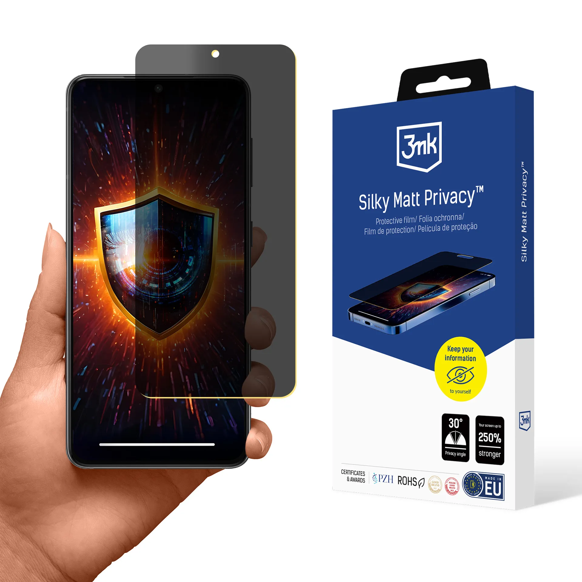 Privacy film for Samsung Galaxy S21 5G - 3mk Silky Matt Privacy
